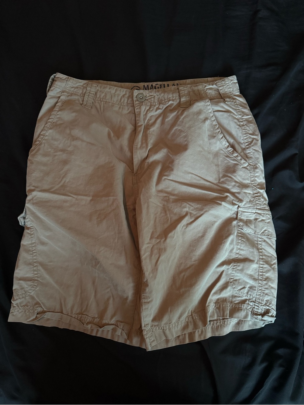 Baggy Y2K Light Tan Cargo Shorts